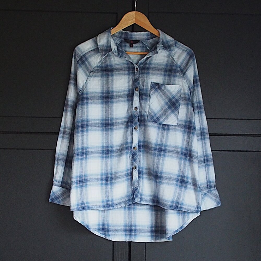 Nobo | Soft Flannel Long Sleeve Plaid Shirt